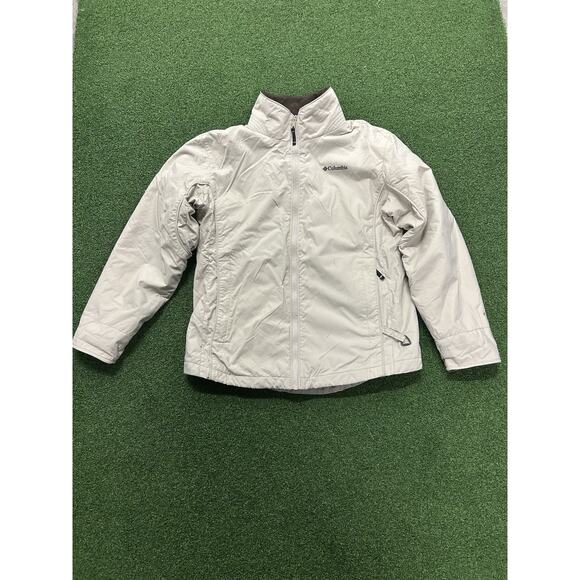 Columbia Men’s size M Down insulated Winter Coat Beige - Picture 1 of 5